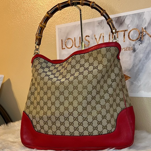 Gucci Handbags - Authentic Gucci Bamboo Shoulder Bag